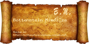 Bottenstein Mimóza névjegykártya